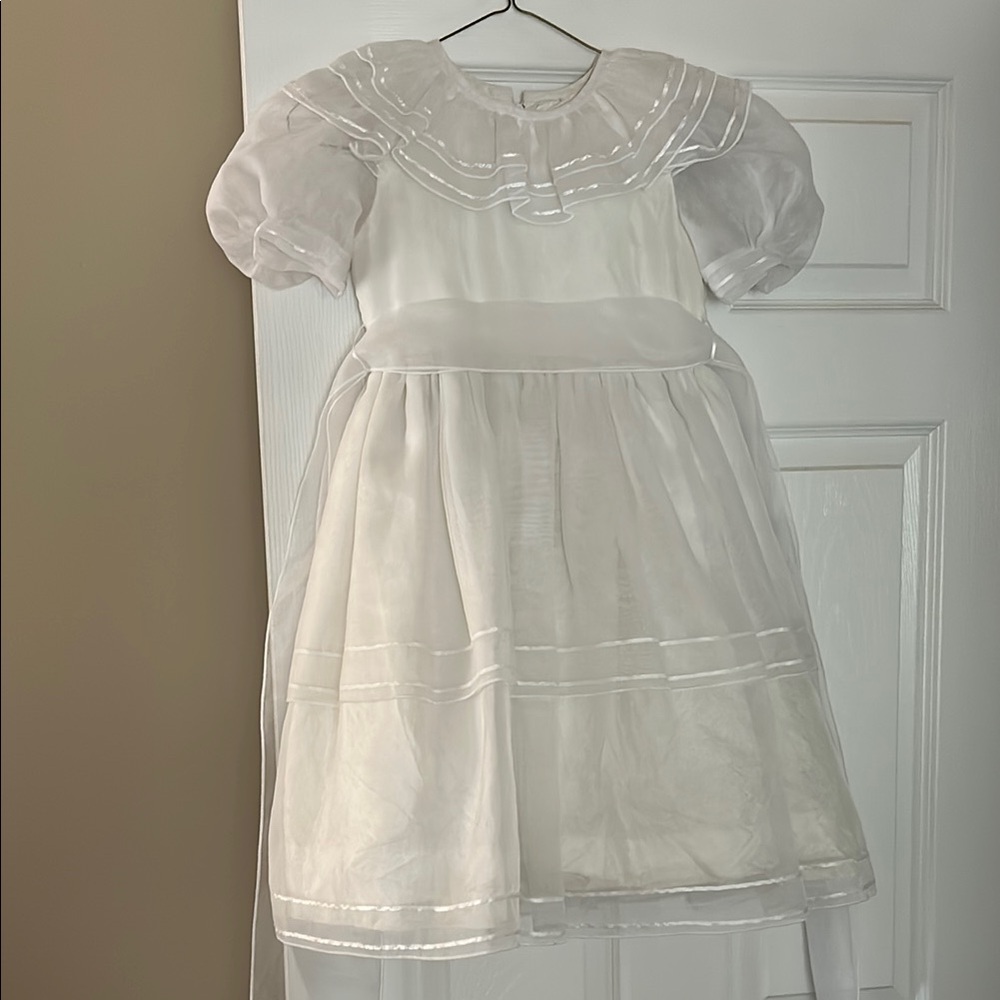 Elegant White Kids Dress